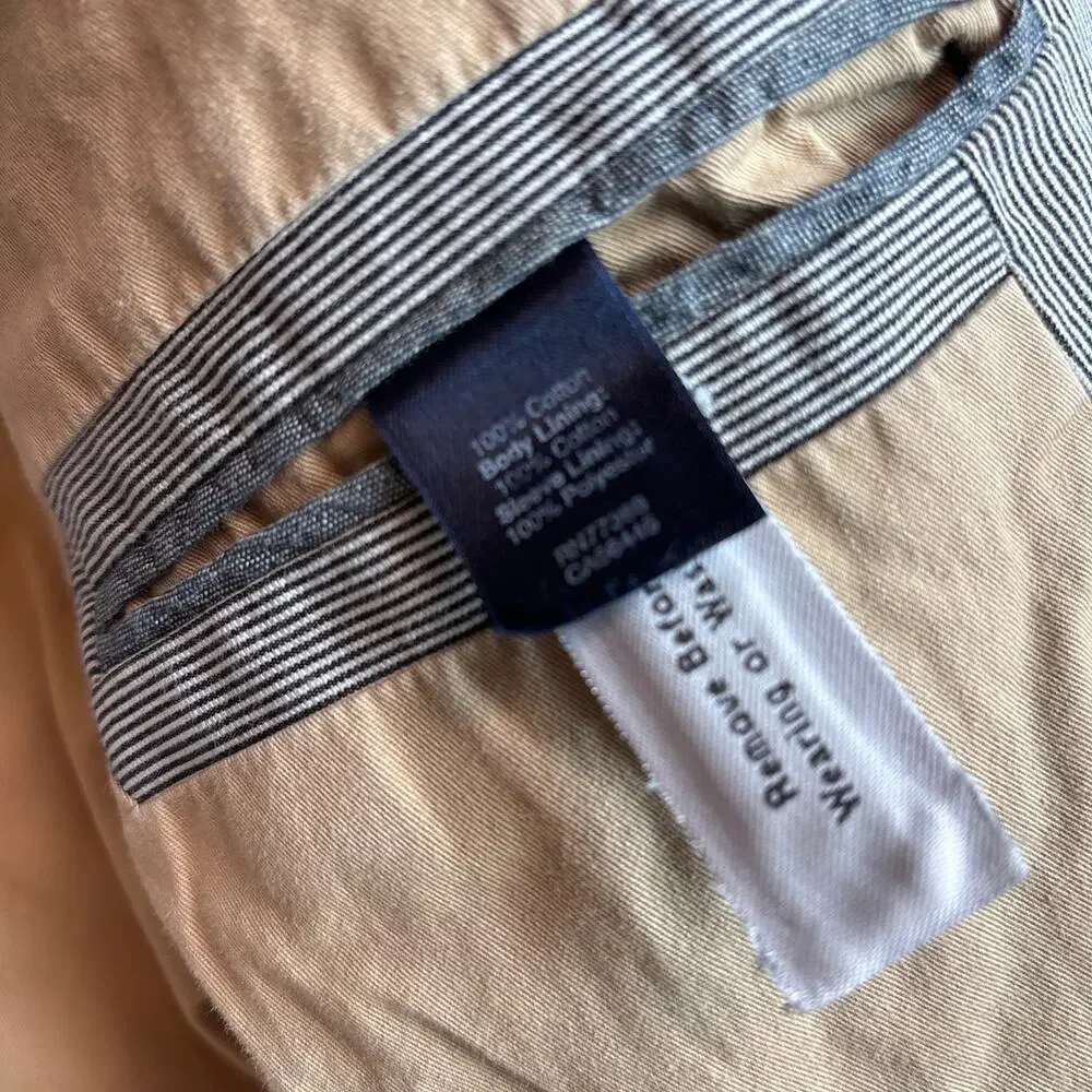 🤵 J.Crew Men's Pinstripe Blazer | Size XL | Gray & White